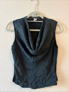 Transitions Silk Cowl Neck Sleeveless Top